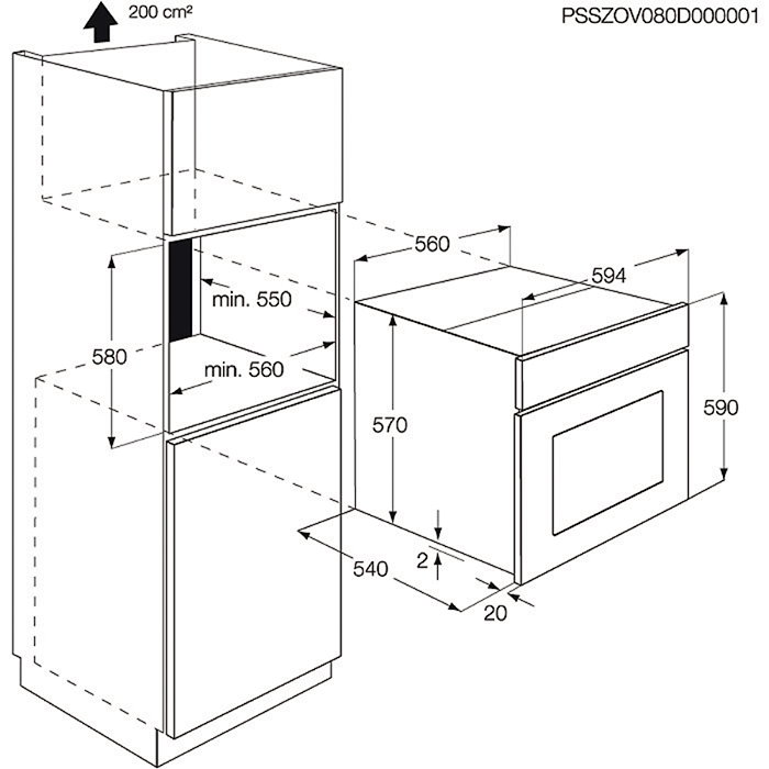 Electrolux EOC68342X oven – image 2