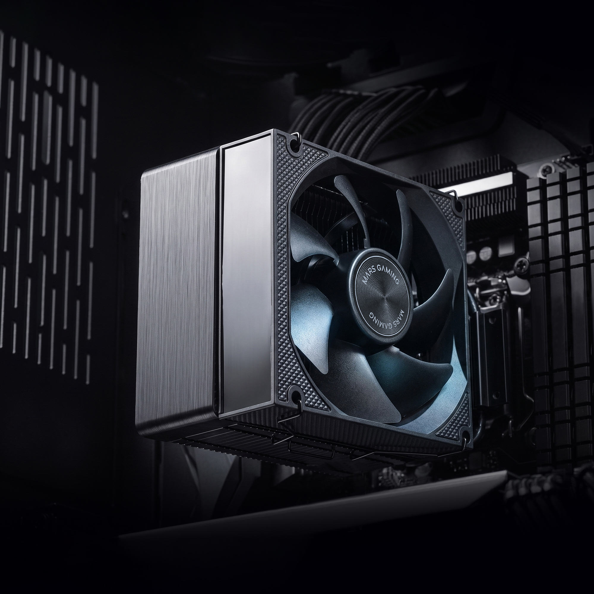 Mars Gaming MCPUXPRO computer cooling system Computer case Air cooler Black 1 pc(s) image 4