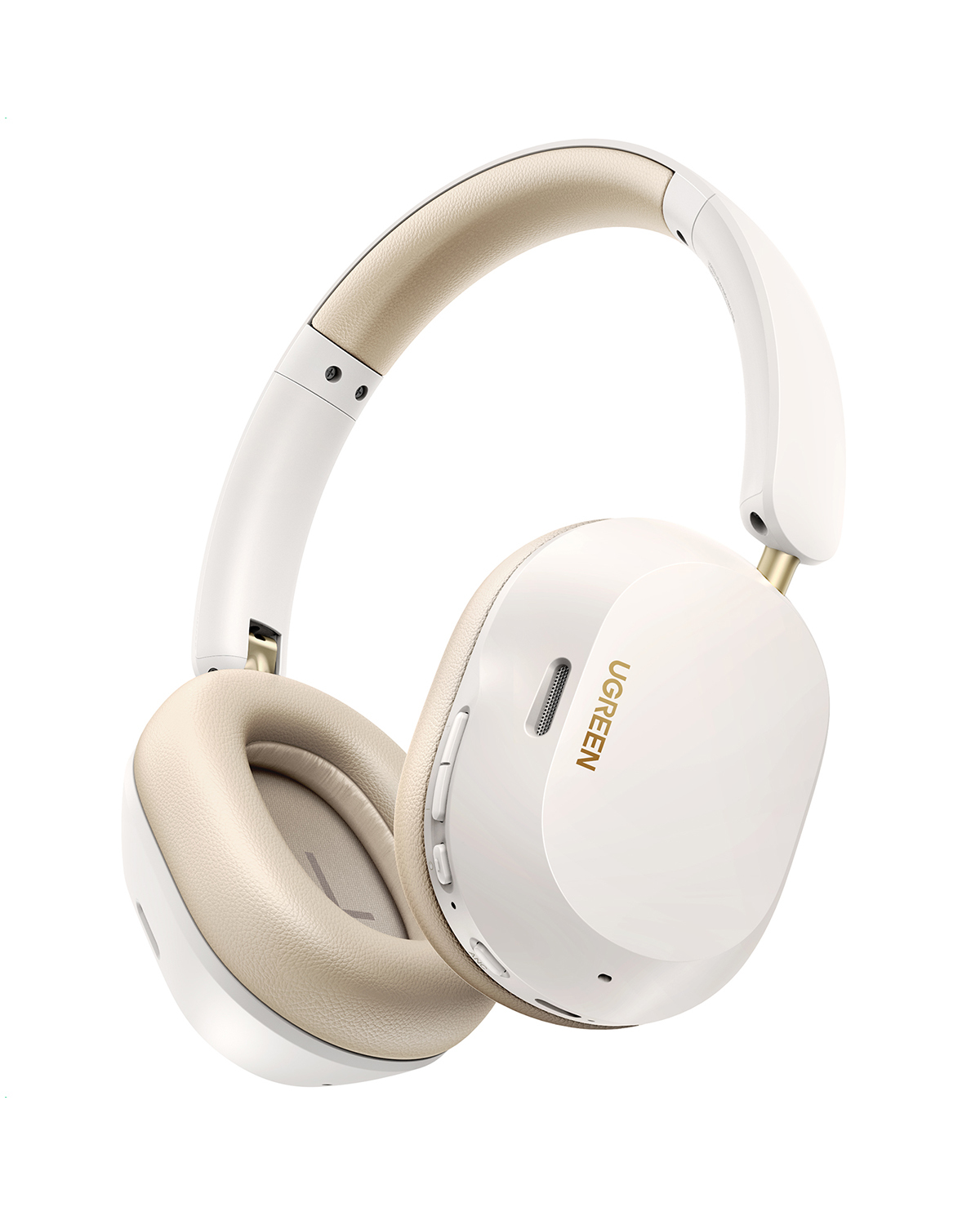 Ugreen Kopfhörer HiTune Max 5C Drahtloser Kopfhörer, Hybrid ANC, Bluetooth 5.4 (Weiß) — vue 1 sur 2