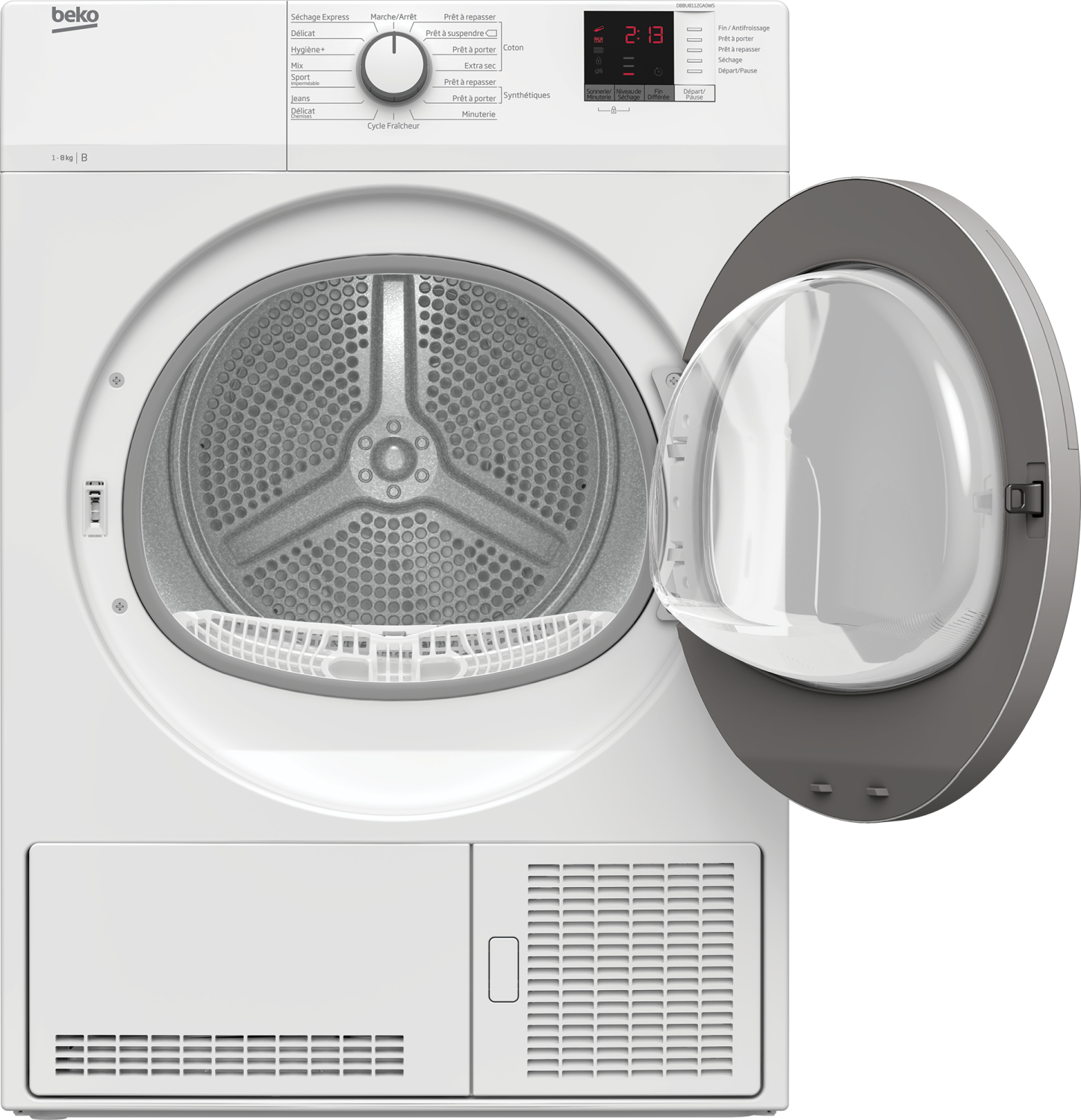 Beko DBBU8112GA0WS tumble dryer Freestanding Front-load – image 7