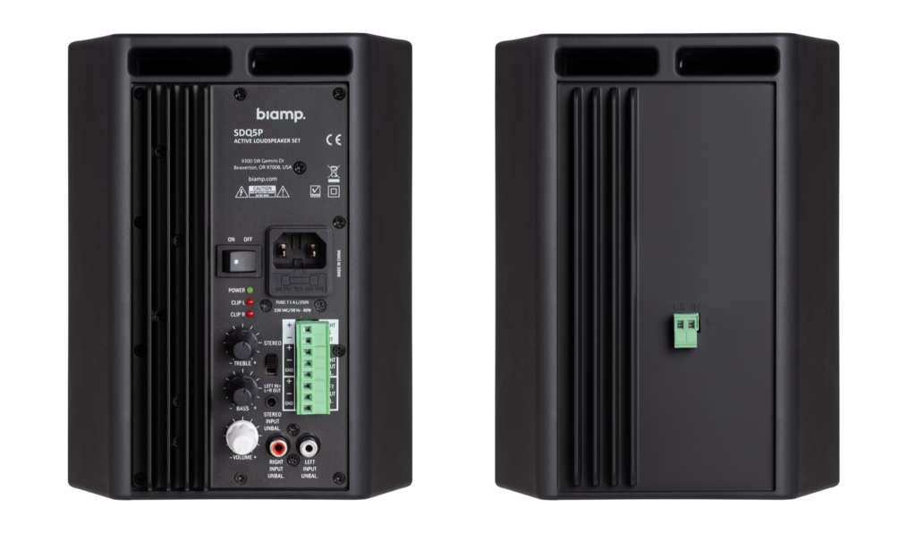Biamp Commercial SDQ5P-BL loudspeaker 2-way Black Wired 60 W image 2