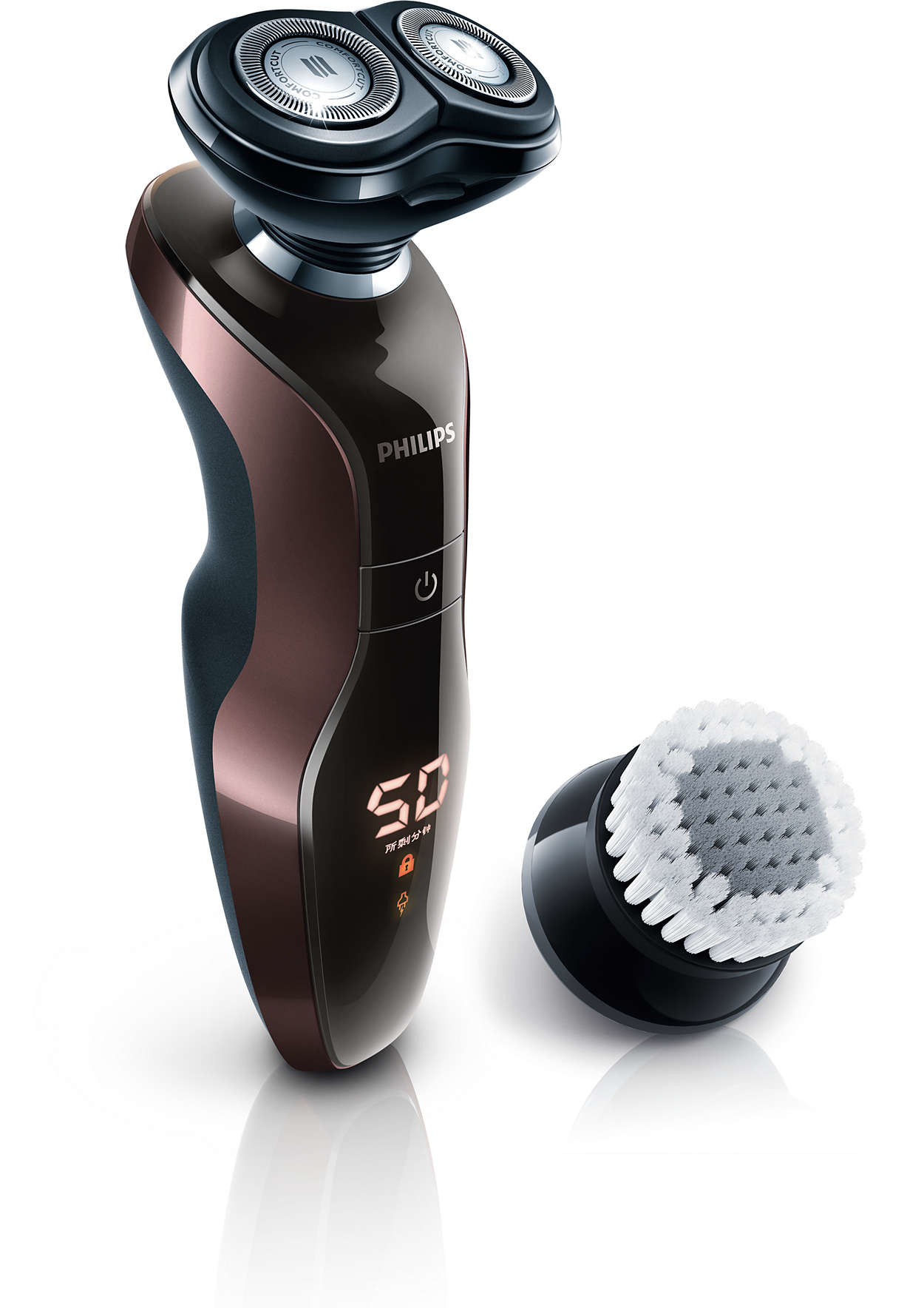 Philips Shaver series 500 S575/31 men's shaver Rotation shaver Black, Bronze