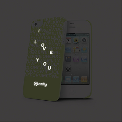 Celly CLOVE180GR mobile phone case Cover Green, White – image 2