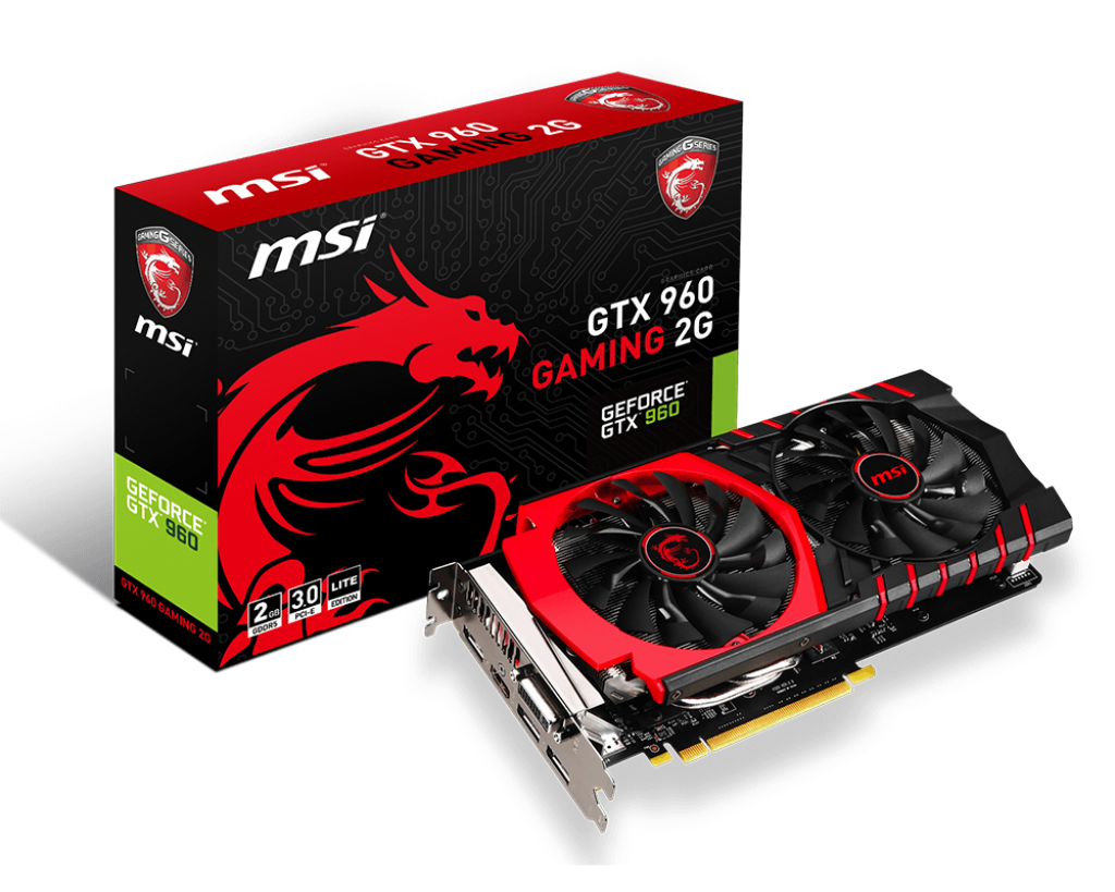 MSI GeForce GTX 960 GAMING 2G LE – image 1