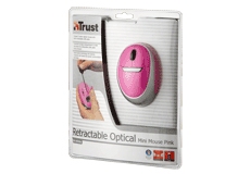 Trust Retractable Optical Mini Mouse MI-2850Sp - Pink, 4 Pack – image 3