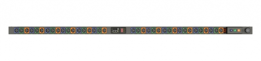 Vertiv MNR3EGB0-36L133-2PS56B0A10-S-A power distribution unit (PDU) 36 AC outlet(s) 0U Black