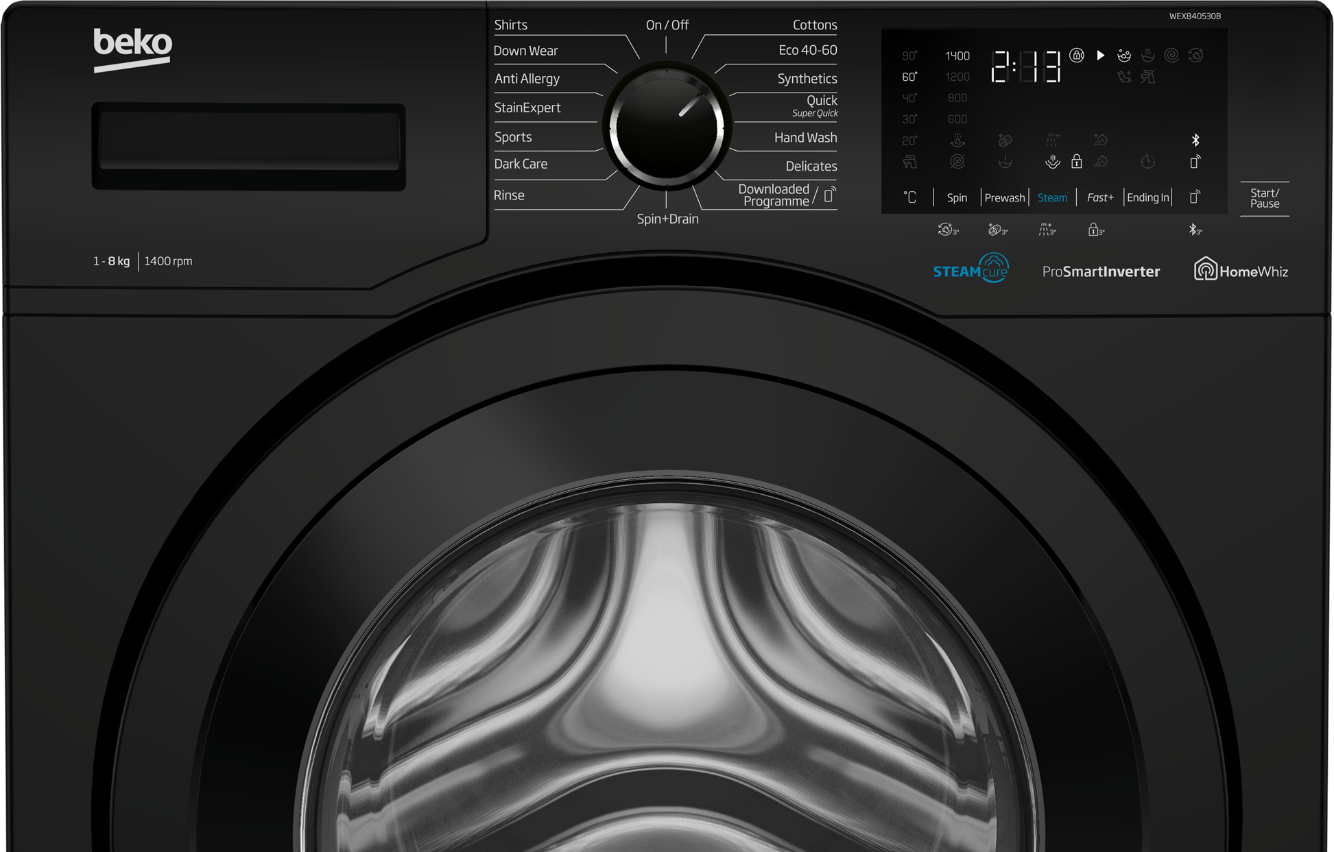 Beko WEX840530B washing machine Front-load – image 3