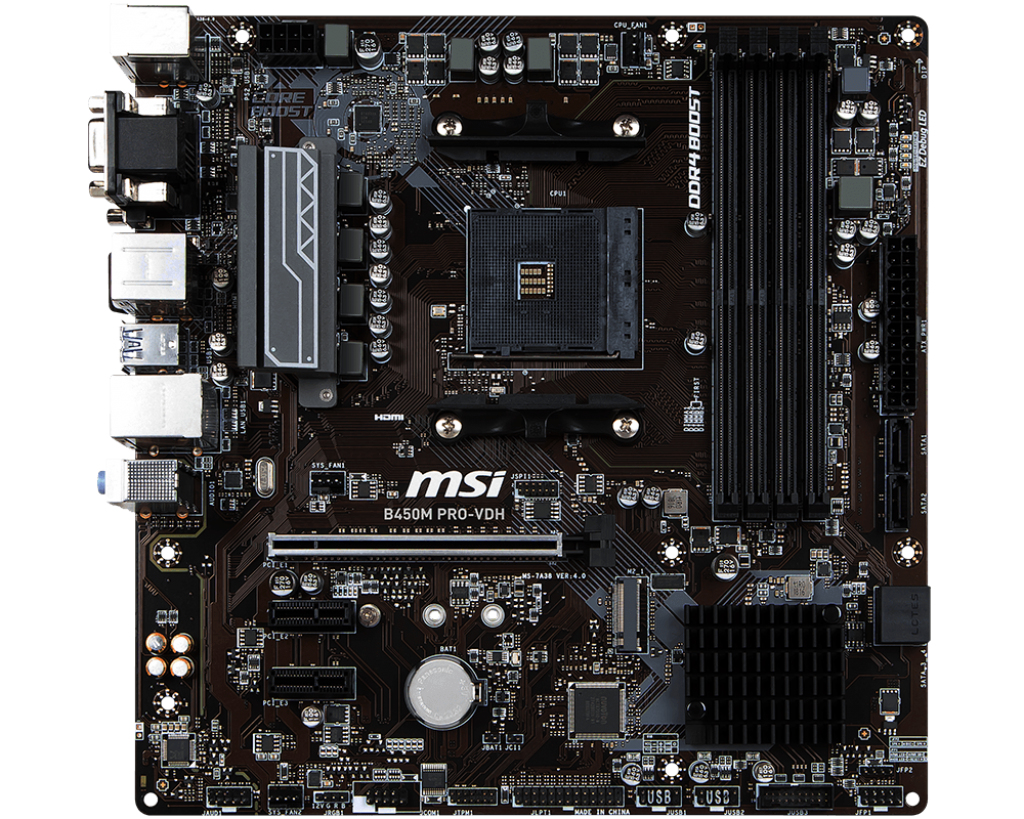MSI B450M PRO-VDH – image 2