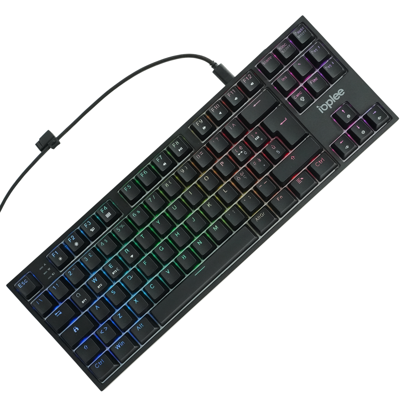 IOPLEE IOPEXTWSGKBS620 keyboard Gaming USB + Bluetooth QWERTY Italian Black – image 4