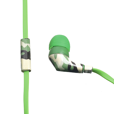 Celly HSC02 headphones/headset Wired In-ear Camouflage, Green – image 2