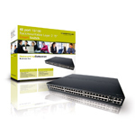 Conceptronic 48 port 10/100 Rackmountable Layer 2 19" Smart Switch – image 1