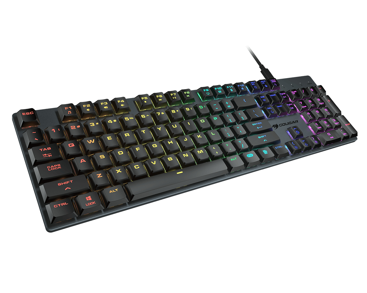COUGAR LUXLIM keyboard Gaming USB QWERTY Black – image 4