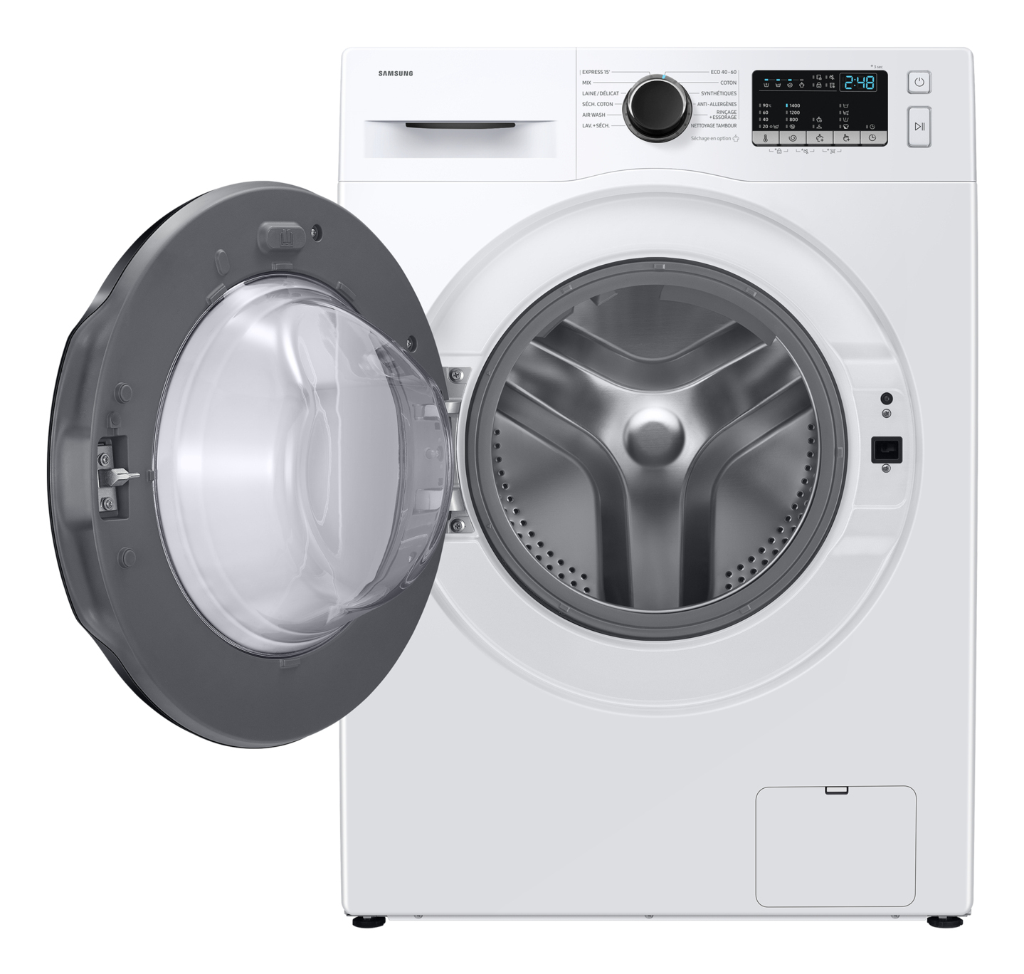 Samsung WD80HG4U04BEEF washer dryer Freestanding Front-load White – image 6