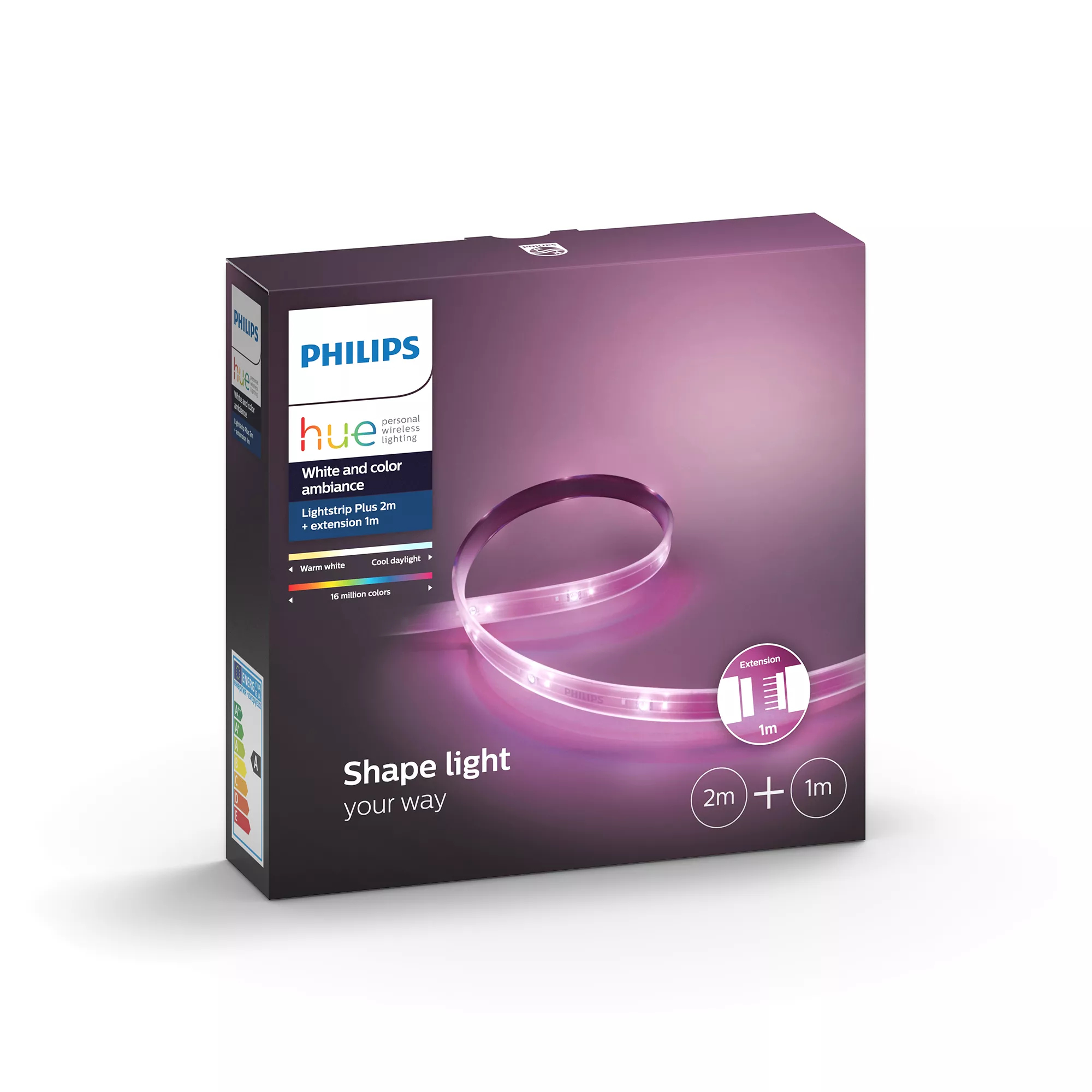 Philips by Signify Philips Hue White and colour ambience Lightstrip Plus 2m+1m bundle – image 7