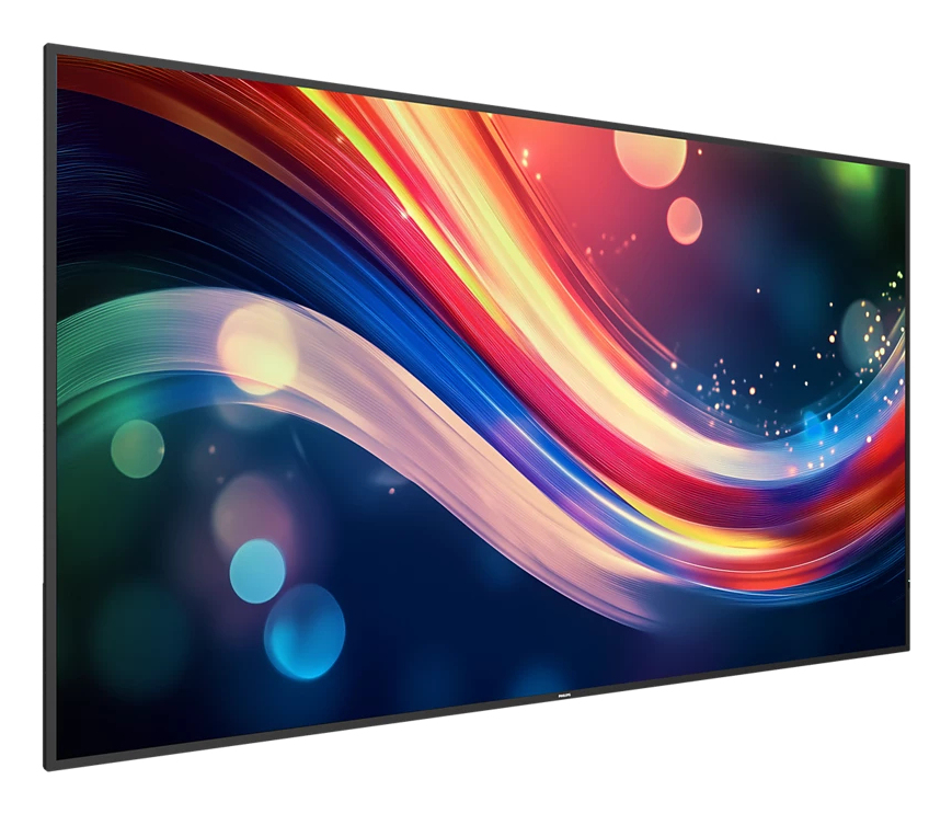 Philips 4050 series Q-Line 86BDL4050Q/00 Digital signage lameekraan 2,17 m (85.6″) LCD 500 cd/m² 4K Ultra HD Must Sisseehitatud protsessor Android 10 24/7