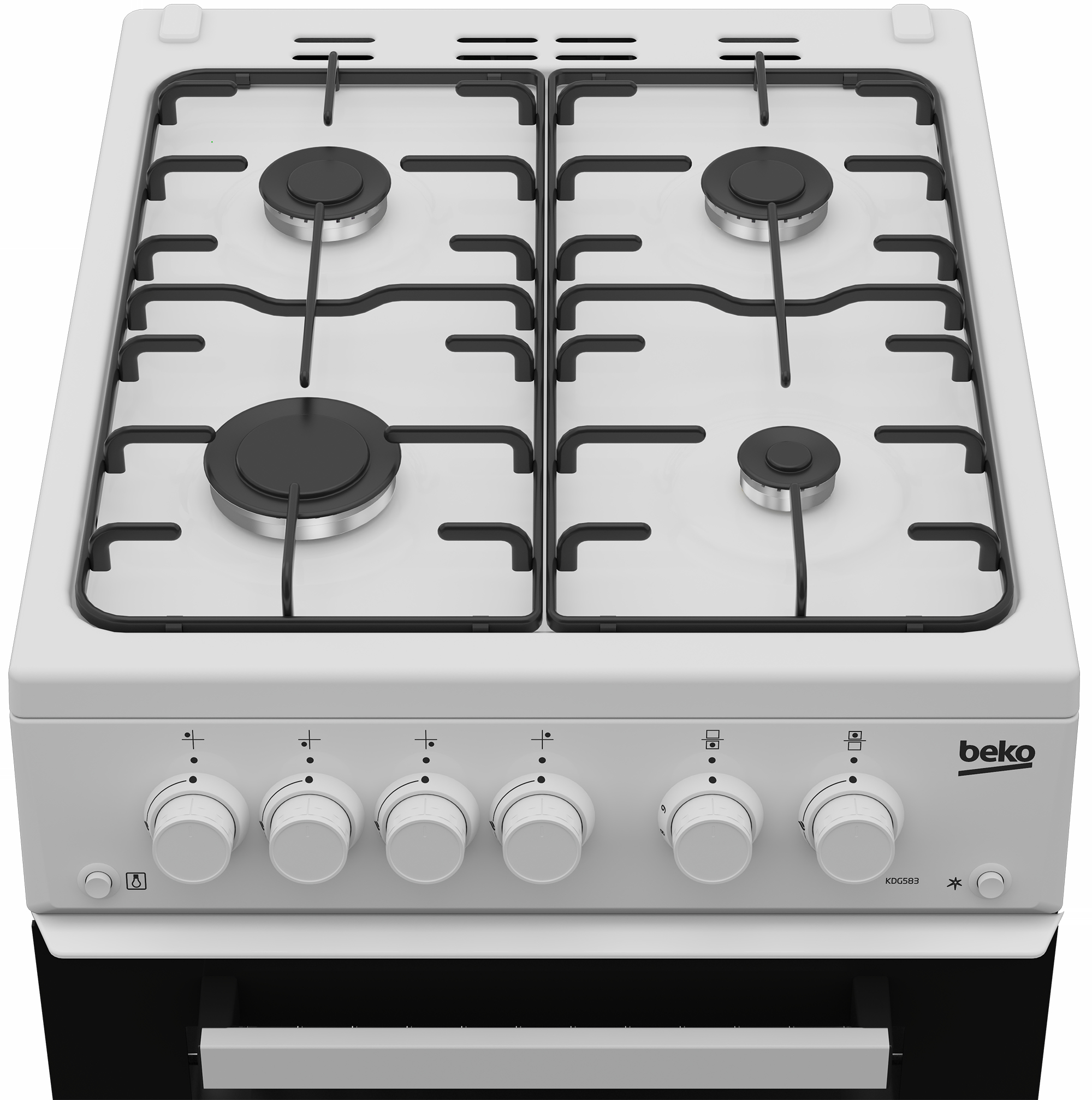 Beko KDG583W 50cm Freestanding Gas Twin Cavity Cooker – image 4