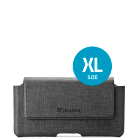 Cellularline ACTIESSENTIALXL mobile phone case Flip case Black