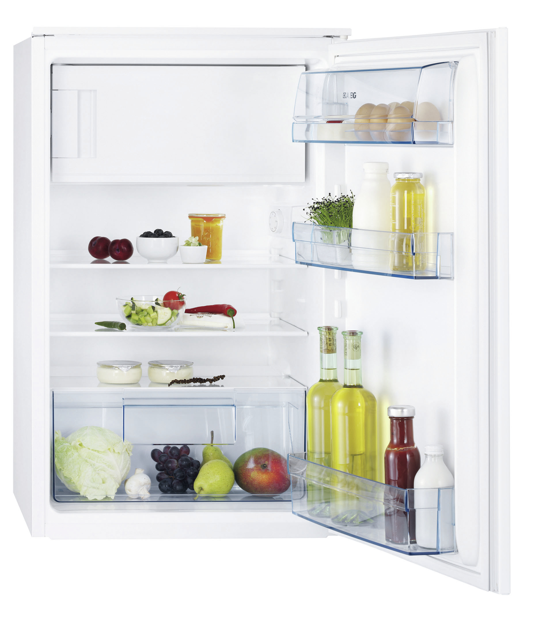 AEG SKS48840S1 combi-fridge Freestanding – image 1