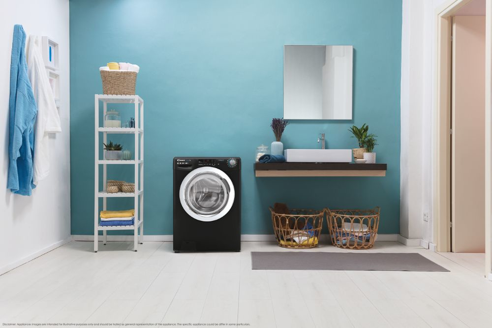 Candy Smart Pro CSOW2853TWCBE-80 washer dryer Freestanding Front-load Black – image 2