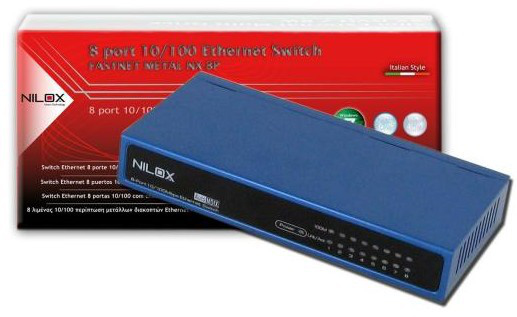 Nilox 16NX040801003 network switch Blue – image 3