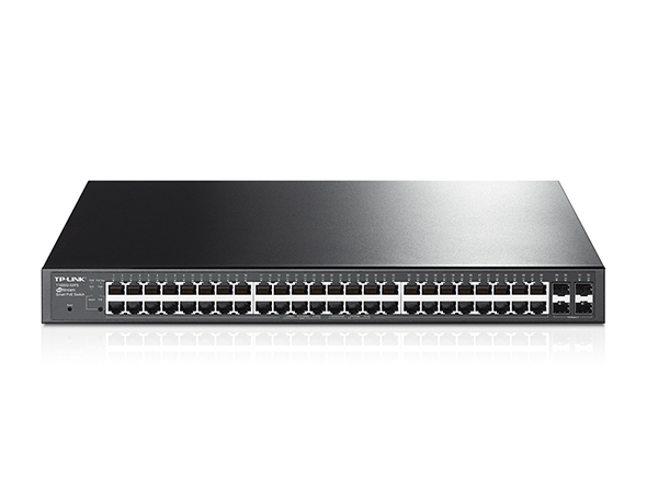TP-Link T1600G-52PS network switch Managed L2+ Gigabit Ethernet (10/100/1000) Power over Ethernet (PoE) 1U Black