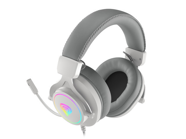 GENESIS NSG-1870 headphones/headset Wired Head-band Gaming USB Type-A Grey, White – image 5