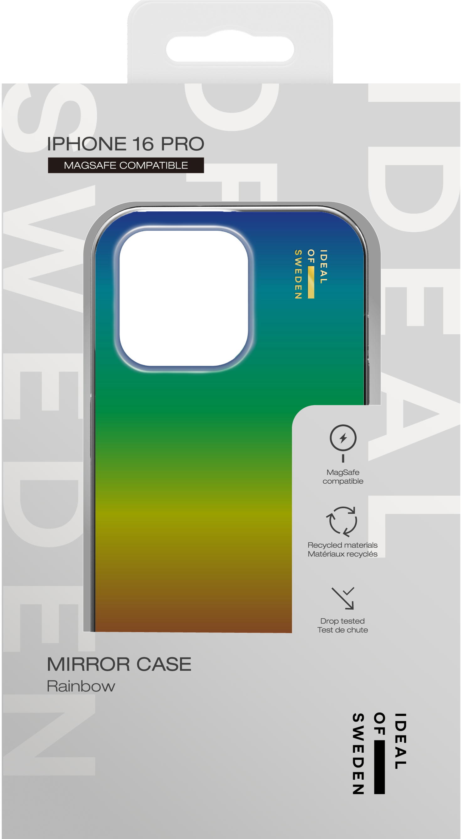 iDeal of Sweden Mirror Case MagSafe iPhone 16 Pro Rainbow – image 4