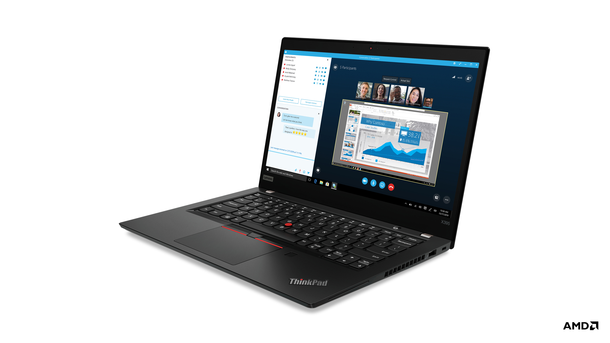 Lenovo ThinkPad X395 AMD Ryzen™ 5 PRO 3500U Laptop – image 4