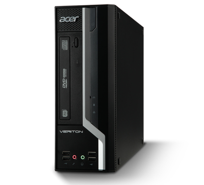 Acer Veriton 2611G-EG203X Intel Pentium G G2030 4 GB DDR3-SDRAM 500 GB HDD Windows 7 Professional PC Black