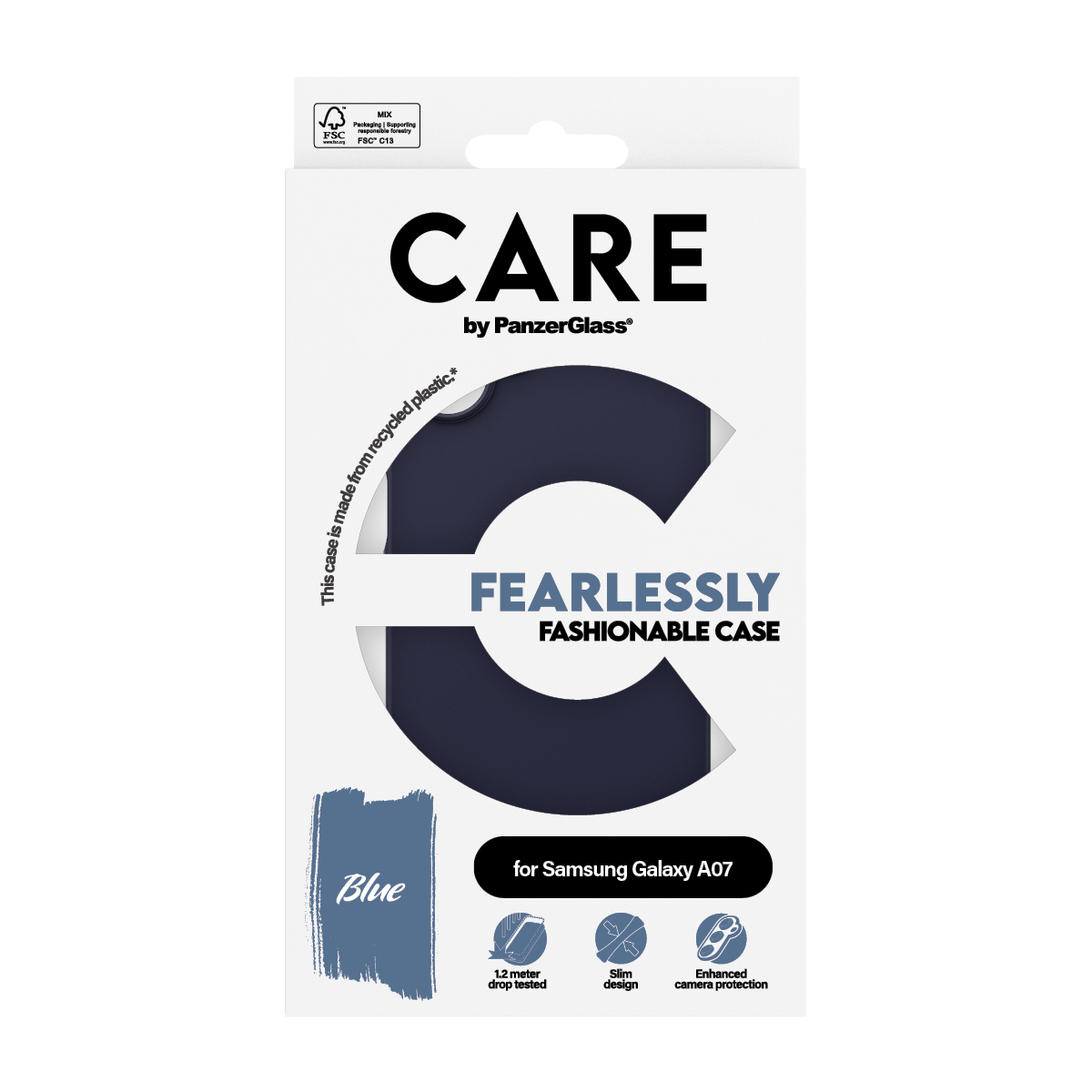 PanzerGlass CARE™ by PanzerGlass® TPU Case Blue Samsung Galaxy A08 – image 3