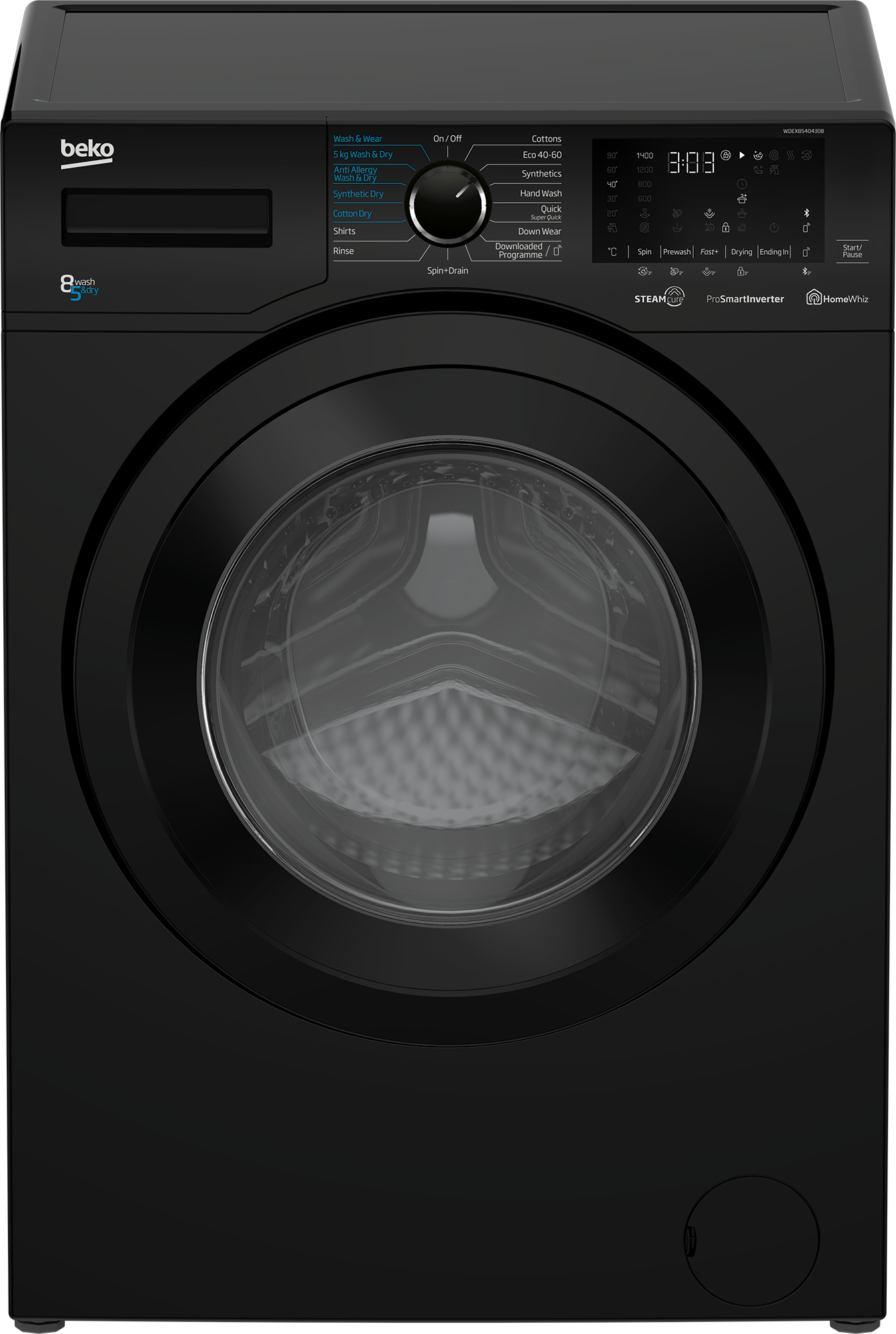 Beko WDEX8540430B Freestanding – image 1