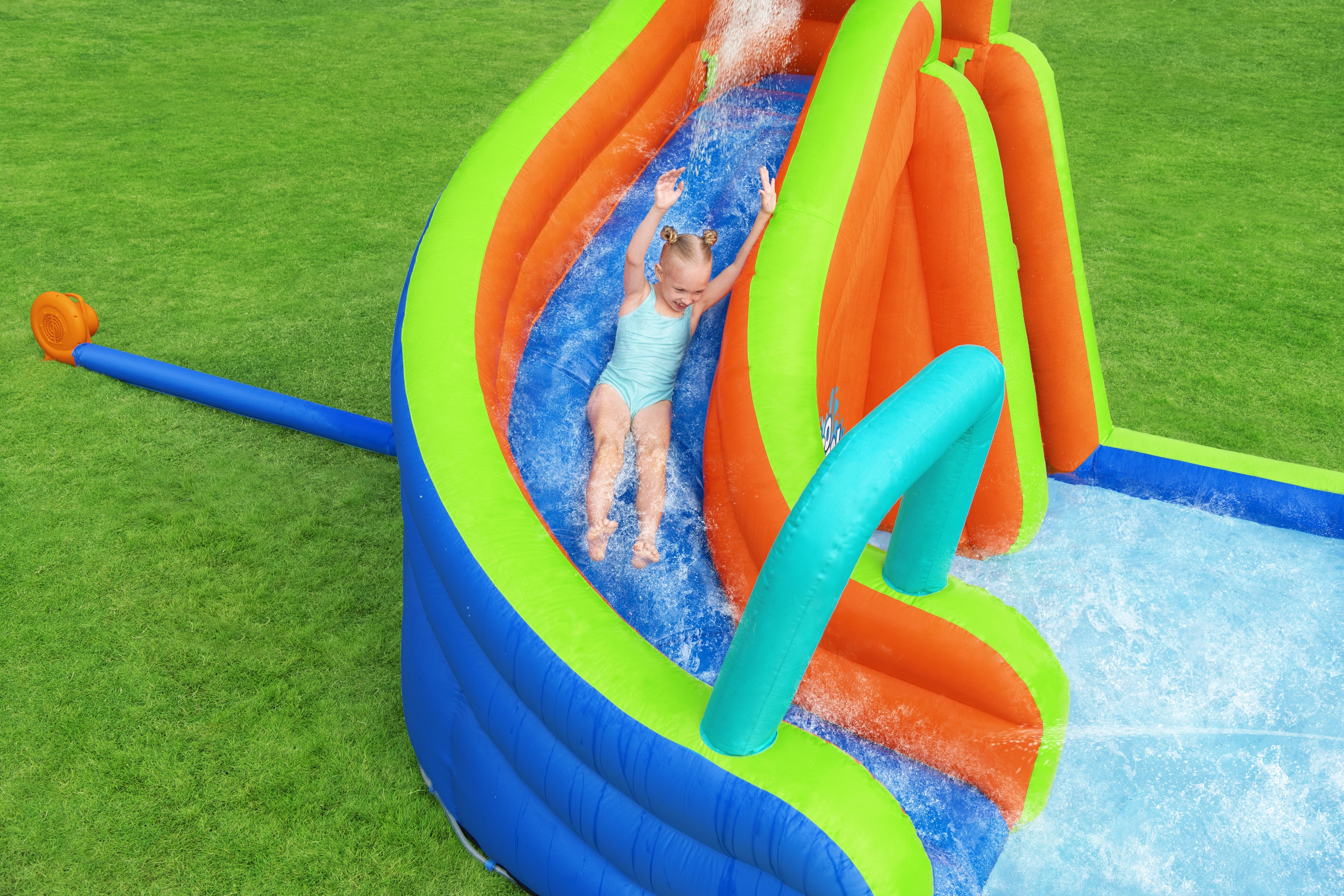 Resim H2OGO! Turbo Splash Çocuk Şişme Mega Su Parkı 2,7 m