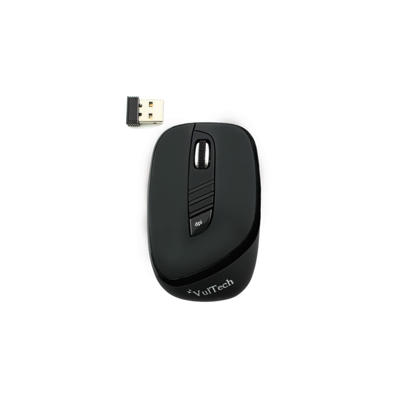 Vultech MN-01W mouse Office Ambidextrous RF Wireless Optical 1600 DPI