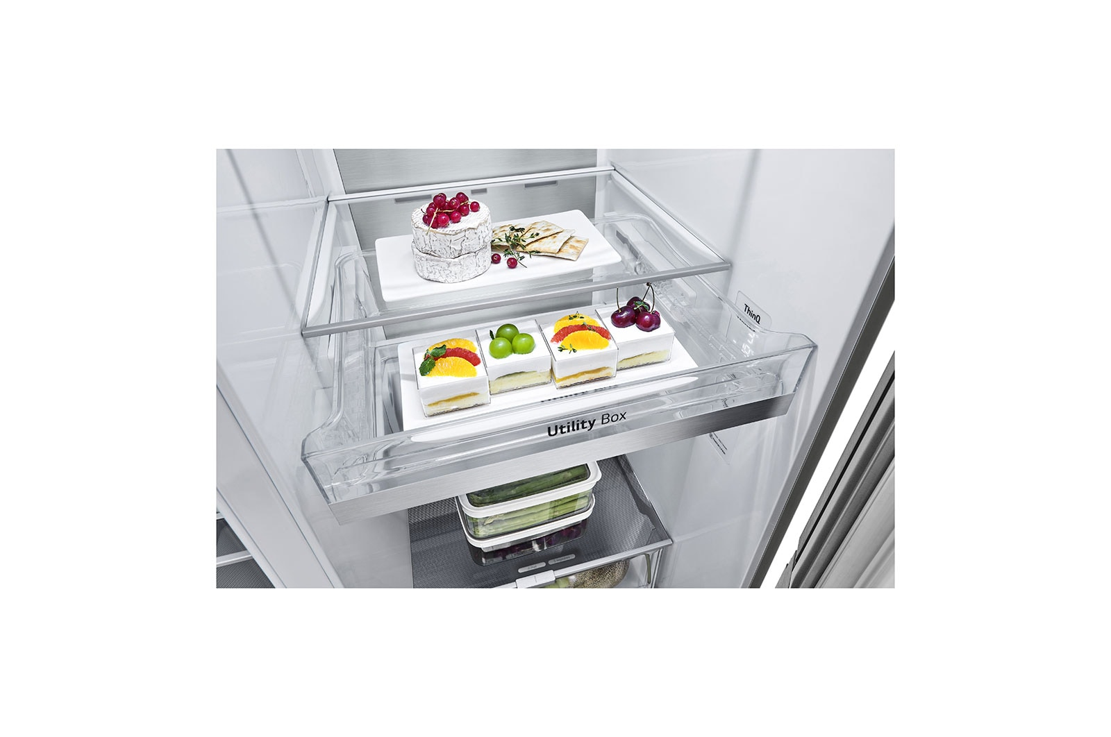LG GSXE90MBDD side-by-side refrigerator Freestanding – image 9