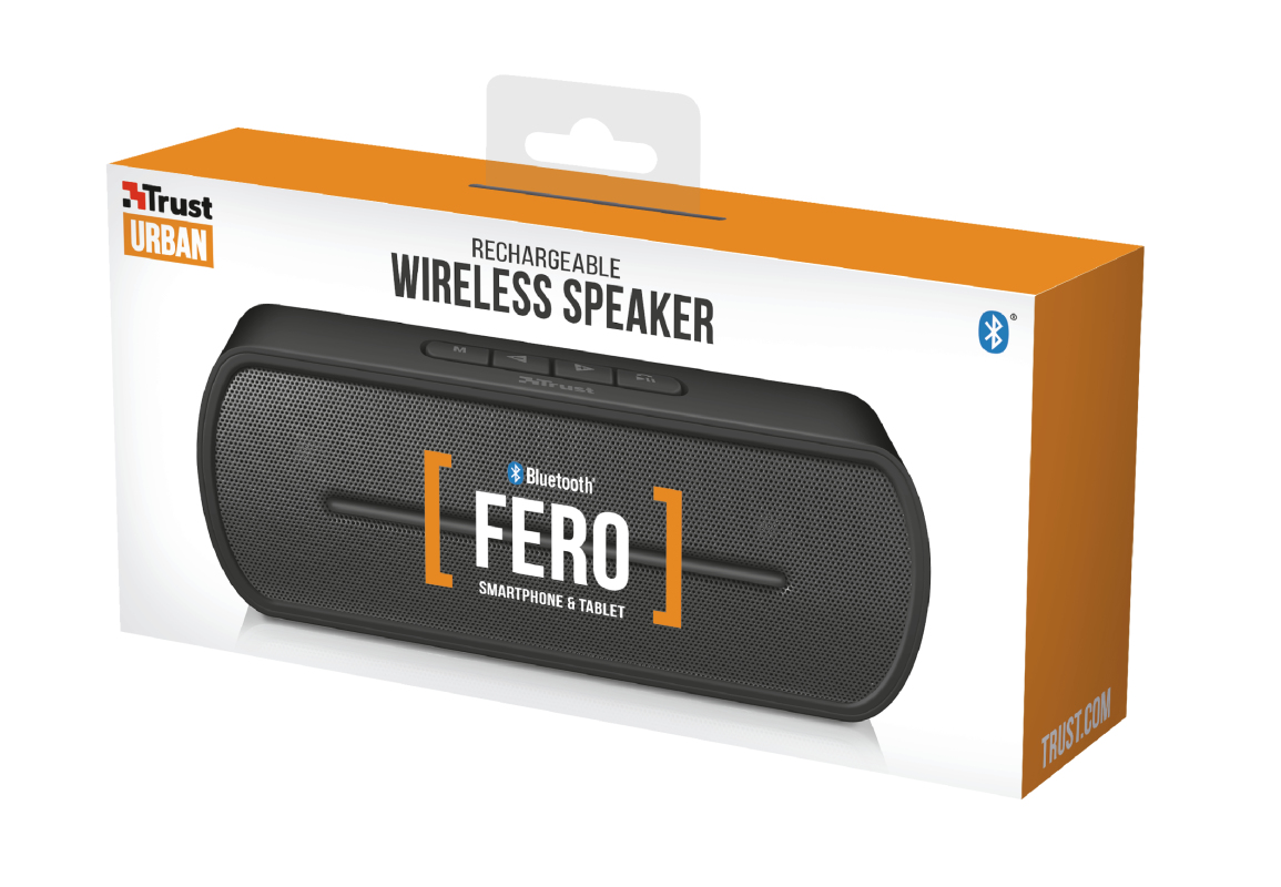 Trust Fero Stereo portable speaker Black – image 7