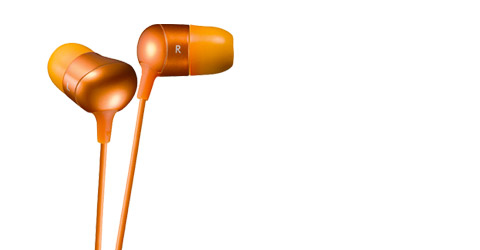 JVC HA-FX35D headphones/headset Wired In-ear Orange – image 1
