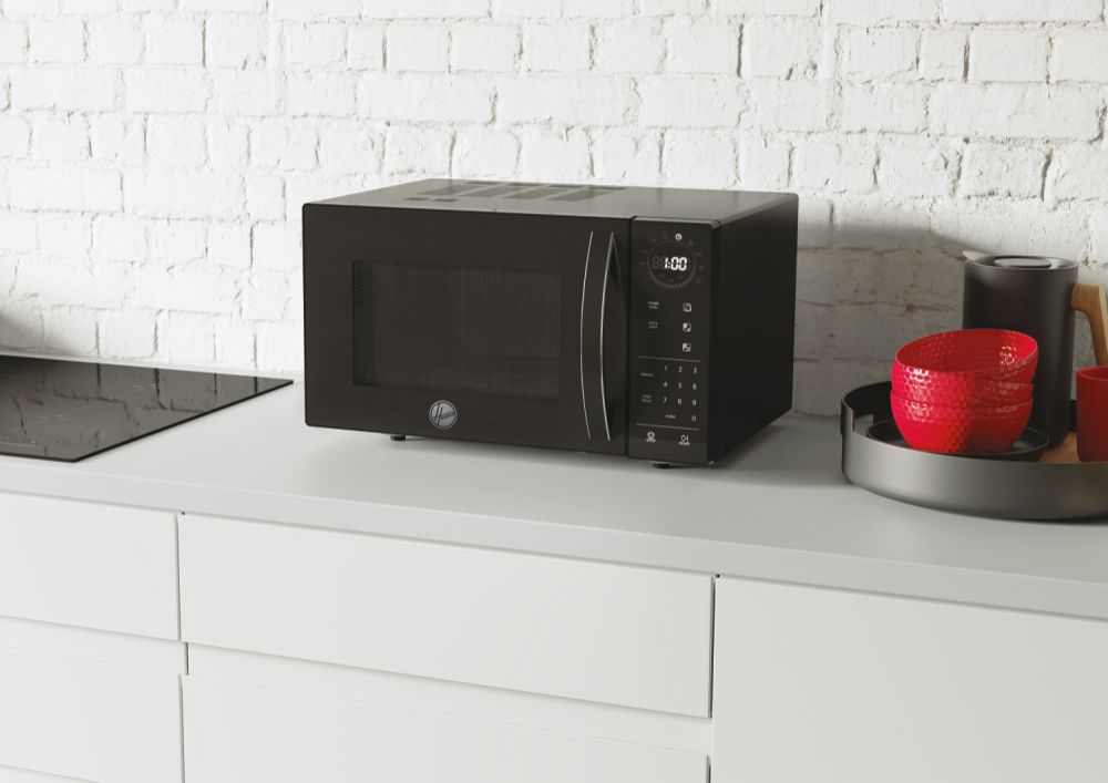Hoover HMW25STB Black Solo microwave Countertop – image 6