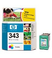 HP 343 Tri-colour Inkjet Print Cartridge with Vivera Inks – image 1