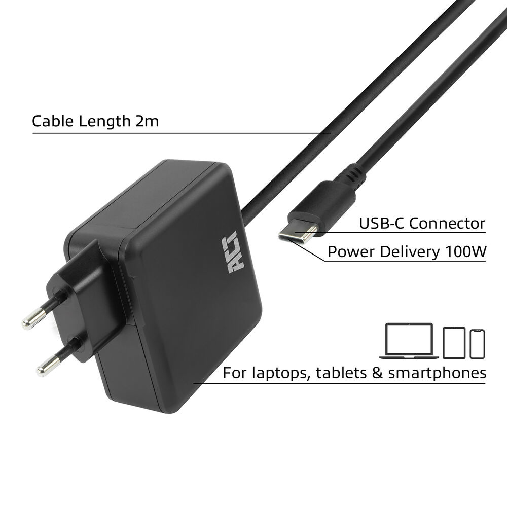 ACT USB-C laptop wall charger – image 3