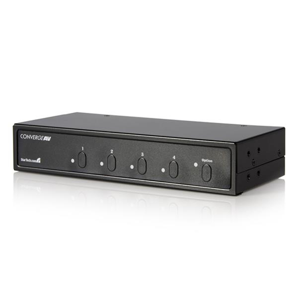 StarTech.com 2x4 Port Matrix DVI Audio Video Switch – image 1