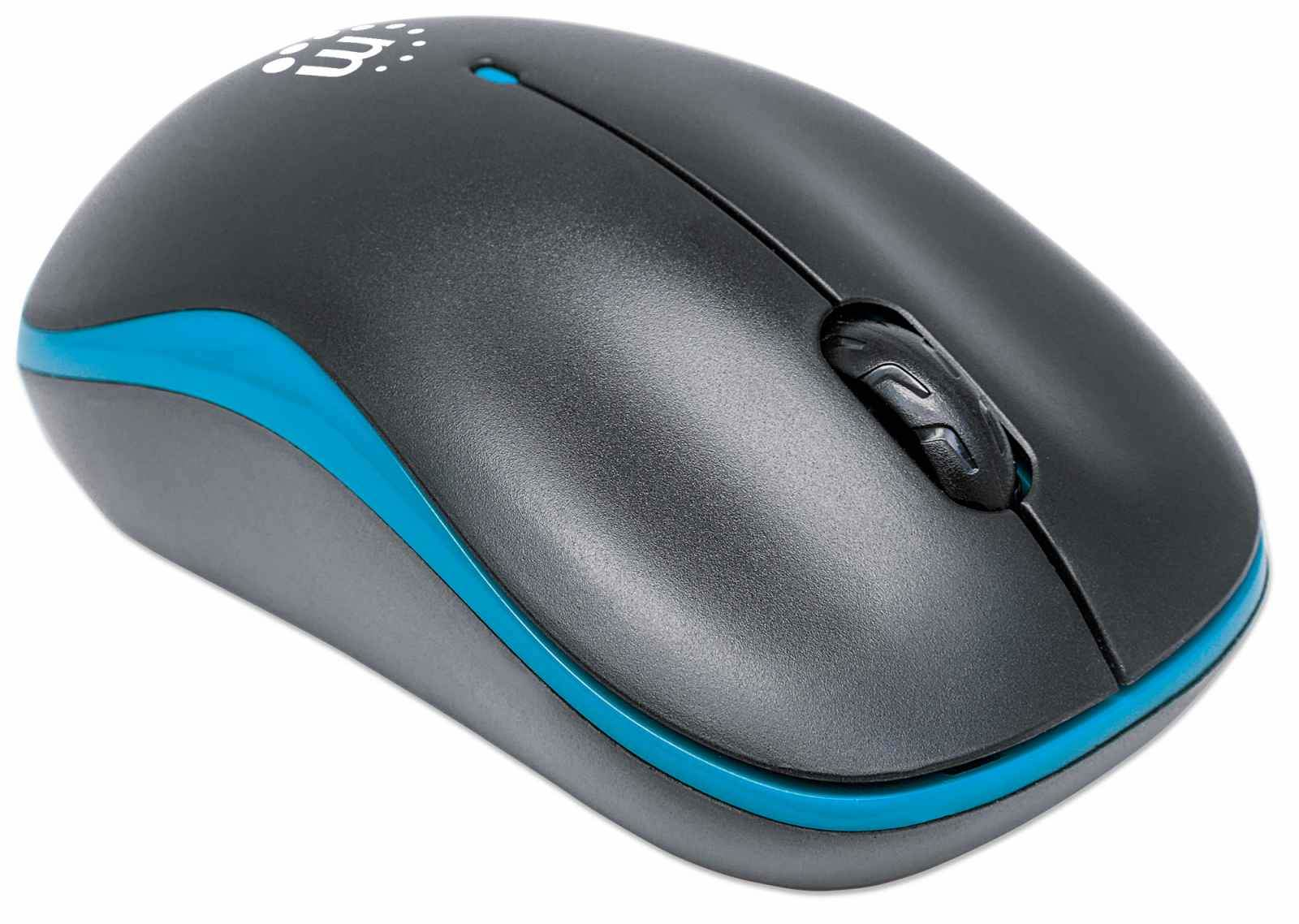 Manhattan Success Wireless Mouse (Promo), Black/Blue, 1000dpi – image 2