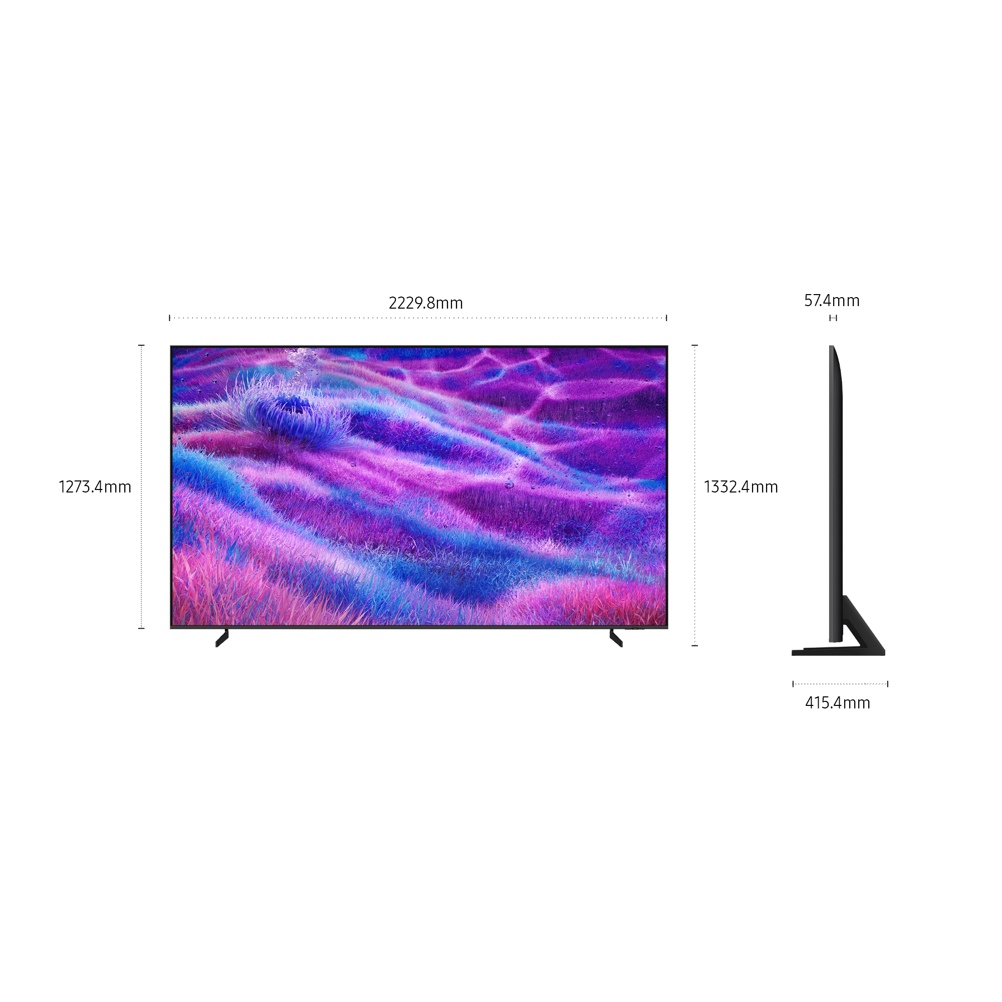 Samsung QE100QN80FUXZT TV 2,54 m (100 ) 4K Ultra HD Smart TV Wifi Argent Neuf — photo 4