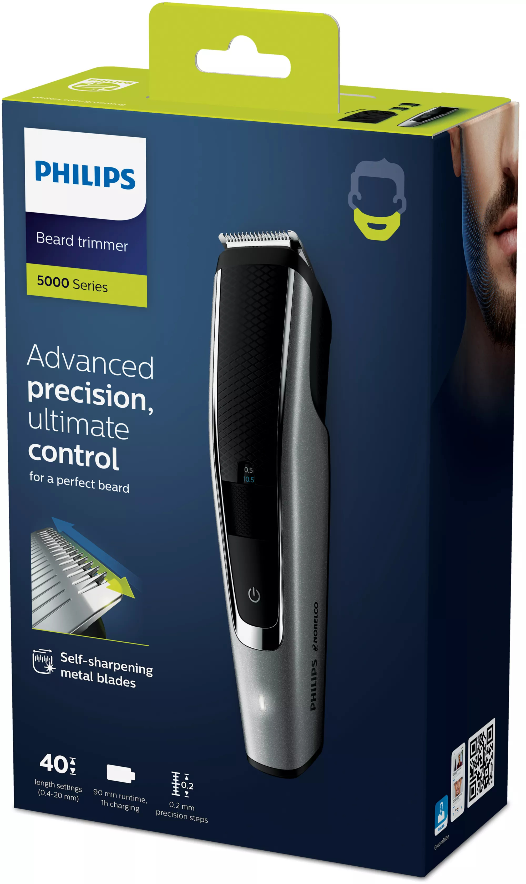 Philips BEARDTRIMMER Series 5000 BT5502/13 Beard trimmer – image 2