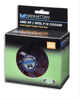 Manhattan 702454 computer cooling system Processor Cooler Bronze, Transparent – image 2