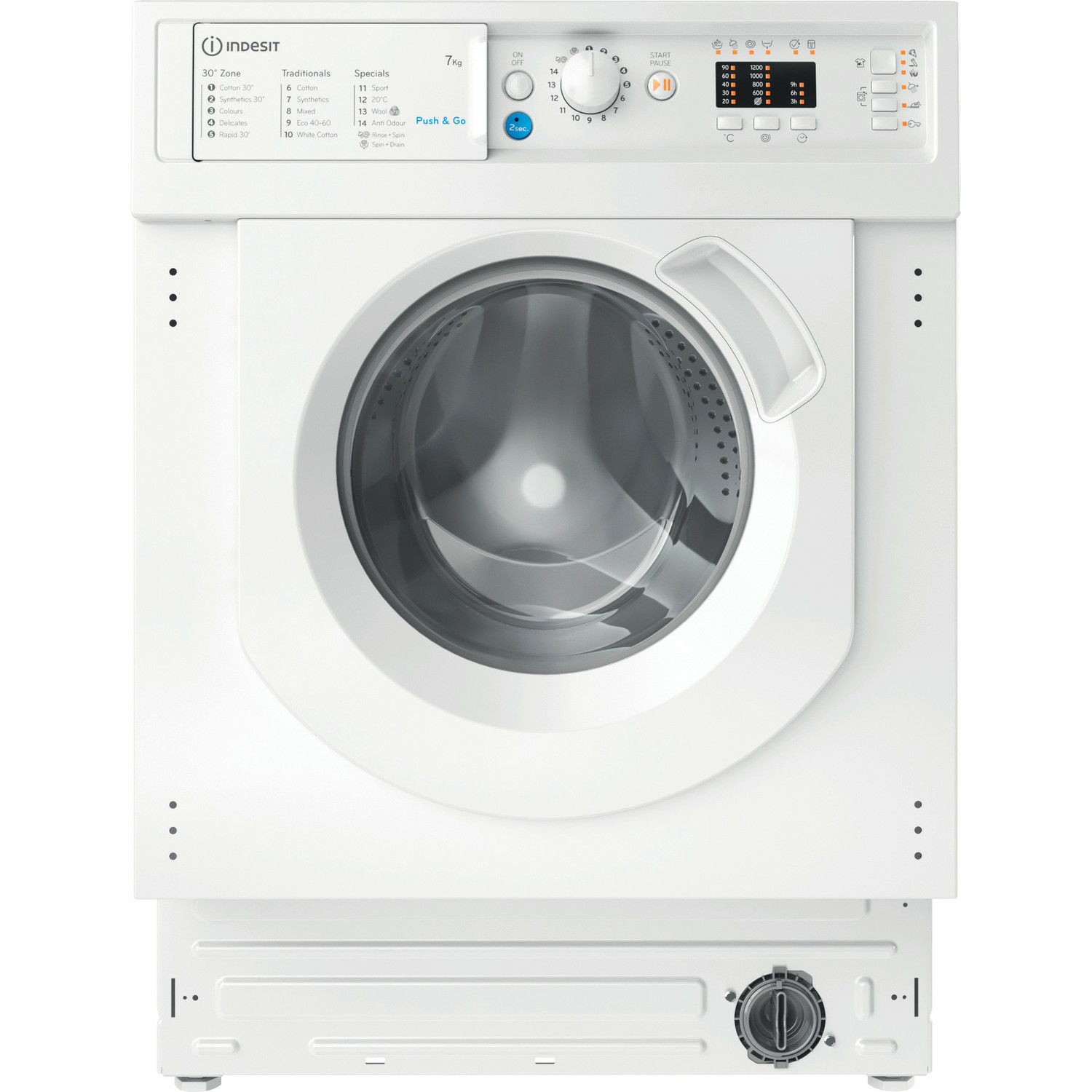 Indesit BI WMIL 71252 UK N — vue 1 sur 8