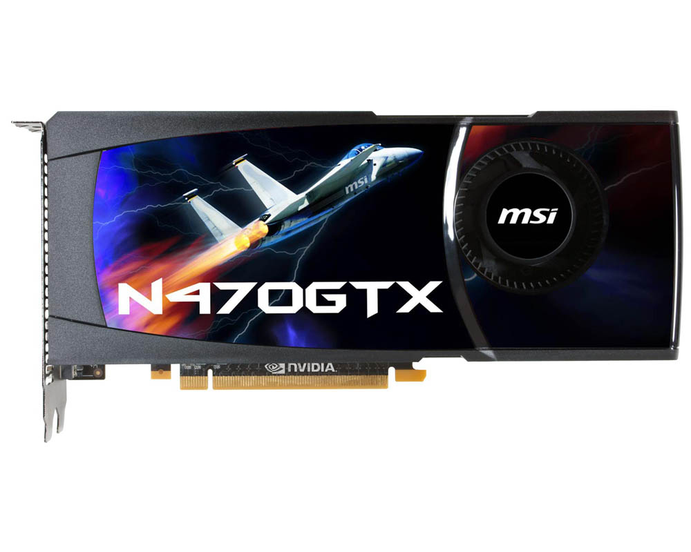 MSI 470GTX-M2D12 graphics card NVIDIA GeForce GTX 470 – image 1