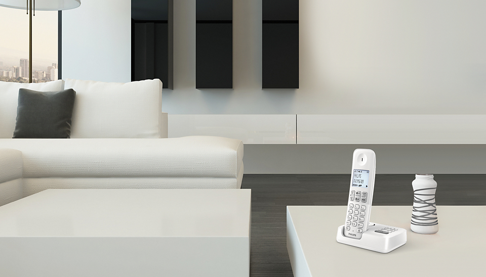 Philips D2501W/34 telephone DECT telephone Caller ID White – image 6