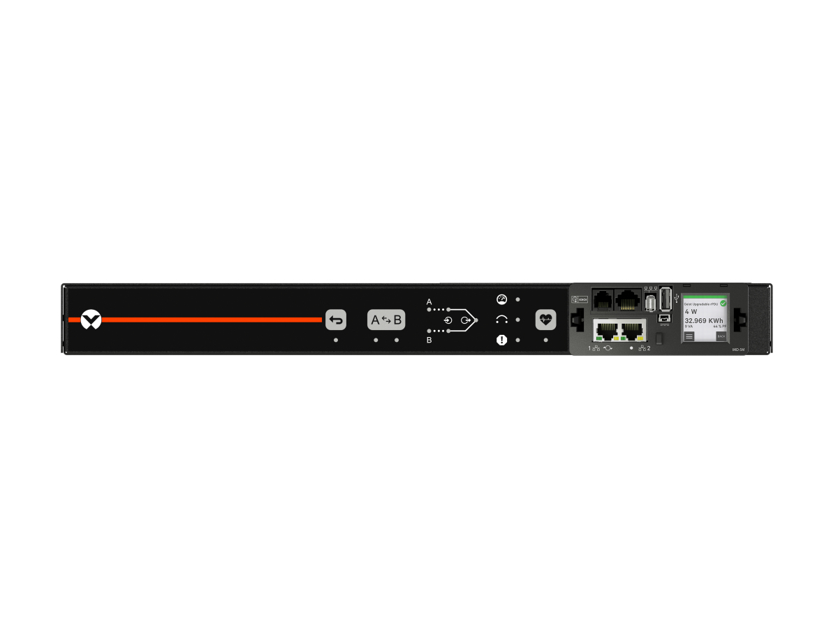 Vertiv Geist ANR5M1R5-06S203-2ST5ST5A011-D power distribution unit (PDU) 6 AC outlet(s) 0U Black