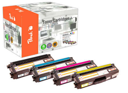 Peach 112076 toner cartridge 4 pc(s) Black, Cyan, Magenta, Yellow