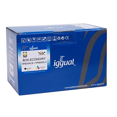 iggual PSIBE10 ink cartridge Black, Cyan, Magenta, Yellow – image 1